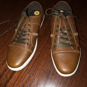 Brown Leather Kennith Cole Sneakers